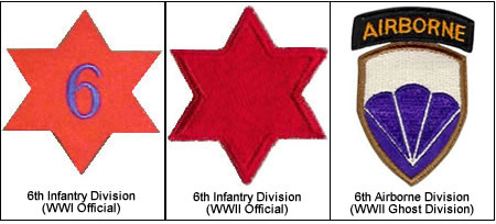 U.S. Army 6th Infantry Division Insignia