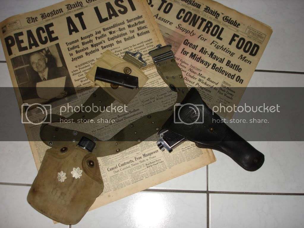 Correct equipment for WW2 pistol belt? Page 2 FIELD & PERSONAL GEAR