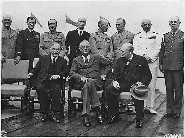 WLMK_FDR_WC_and_officers_at_Quebec_Confe