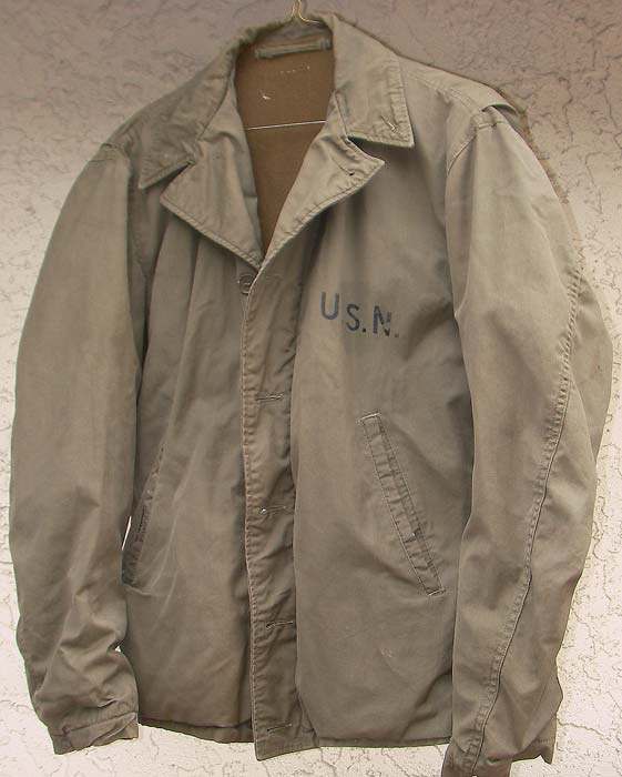 USN WWII M41 style deck jacket - NAVAL & SEA SERVICE UNIFORMS - U.S ...