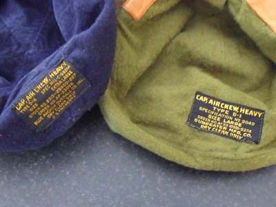 cap aircrew heavy type d1 and d1a - FLIGHT CLOTHING - U.S.