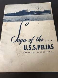 U.S.S. Pelias AS-14 OD プリントMA-1タイプ 黒 L Printedジャケット 米海軍艦艇 グリフィン級潜水母艦 ペリアス U.S. NAVY 人魚 USS PELIAS (AS-14) Deployments \u0026 History