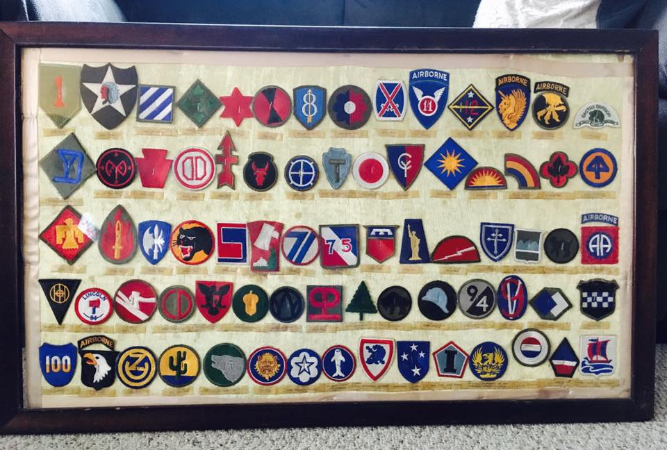 Framed Patch Display - Infantry Divisions - ARMY AND USAAF - U.S. Militaria  Forum