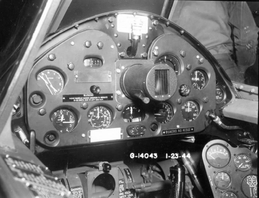 WW2 US Navy NAF 1173-1 Aircraft Control grip. - MILITARY