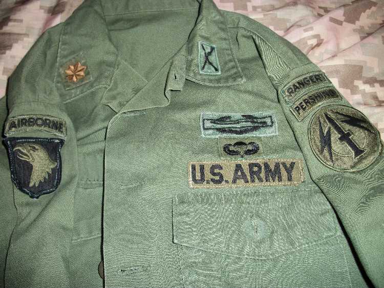 Pershing-101st AB-Ranger mashup OG507? - UNIFORMS - U.S. Militaria Forum