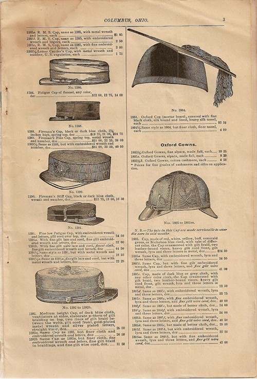 1891 M.C.Lilley & Co. Catalogue UNIFORMS U.S. Militaria Forum