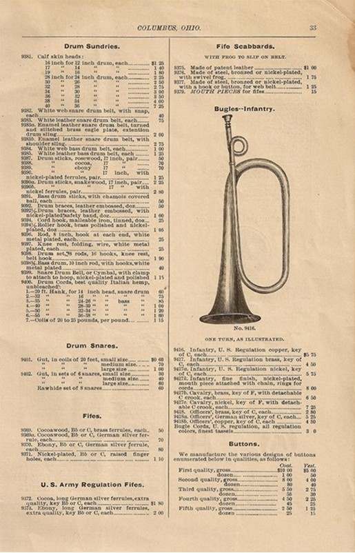 1891 M.C.Lilley & Co. Catalogue Page 2 UNIFORMS U.S. Militaria Forum