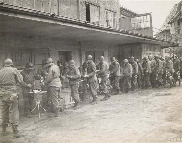 84th Infantry Division Helmet Insignia During WWII M1; M1C & M2