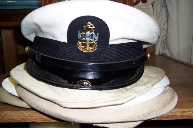 Help Identifying WWII USN CPO Hats - NAVAL & SEA SERVICE UNIFORMS