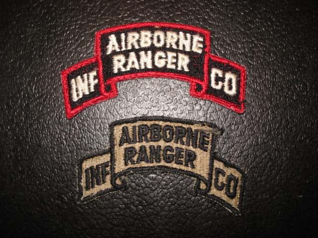 Identification? Airborne Ranger Infantry Company Scrolls - ARMY