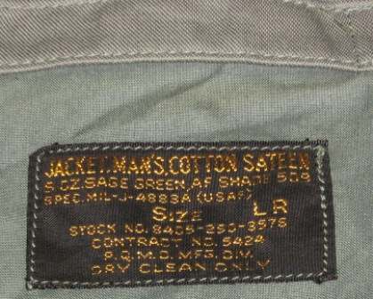 美品AERO MEDICAL LABORATORY Aero Medical Laboratory test sample Jacket - FLIGHT CLOTHING