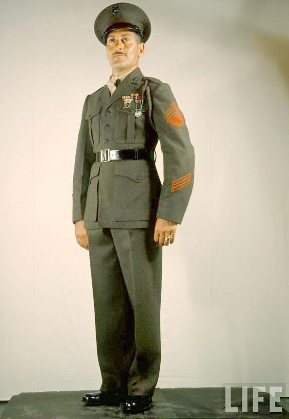 1941 Life Magazine Color Photos of US Military uniforms - UNIFORMS - U