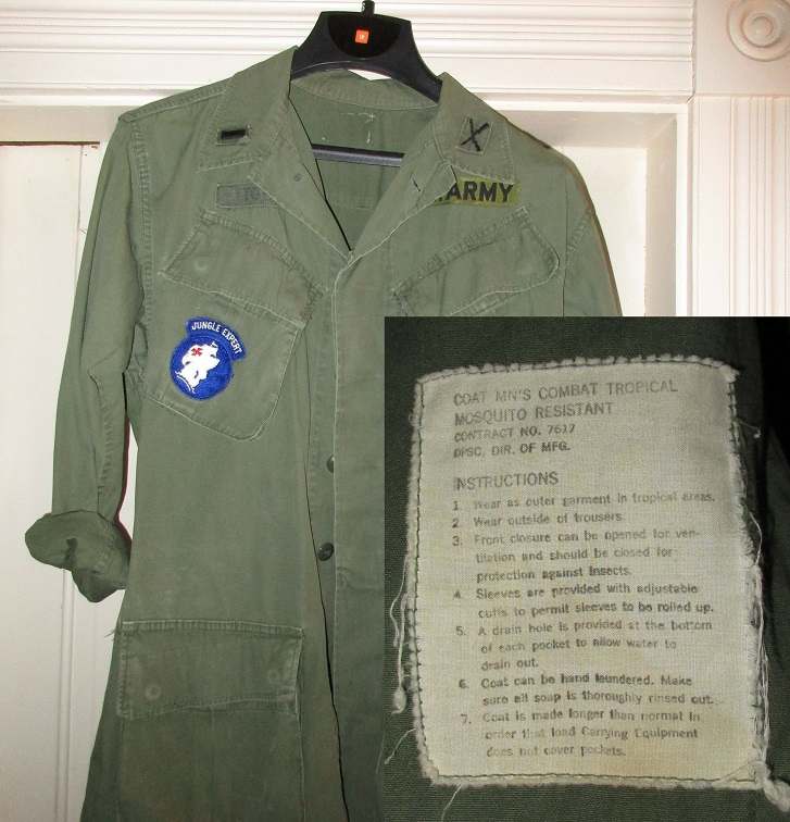 Jungle Jacket, 4th Pattern / Panama & Vietnam - UNIFORMS - U.S.