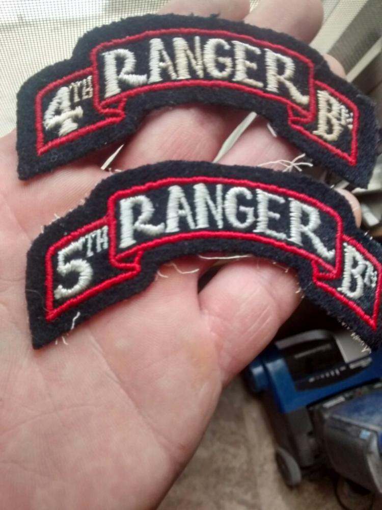 Thoughts on these two ranger tabs, are they ww2? - ARMY AND USAAF - U.S ...
