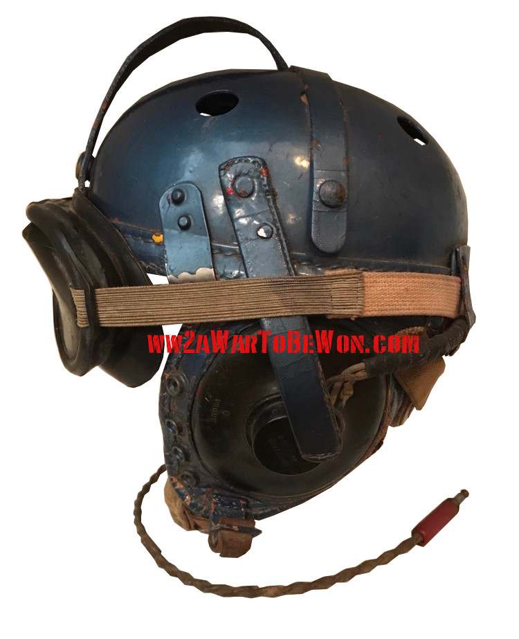 True early Jet Age transitional helmet - FLYING HELMETS AND