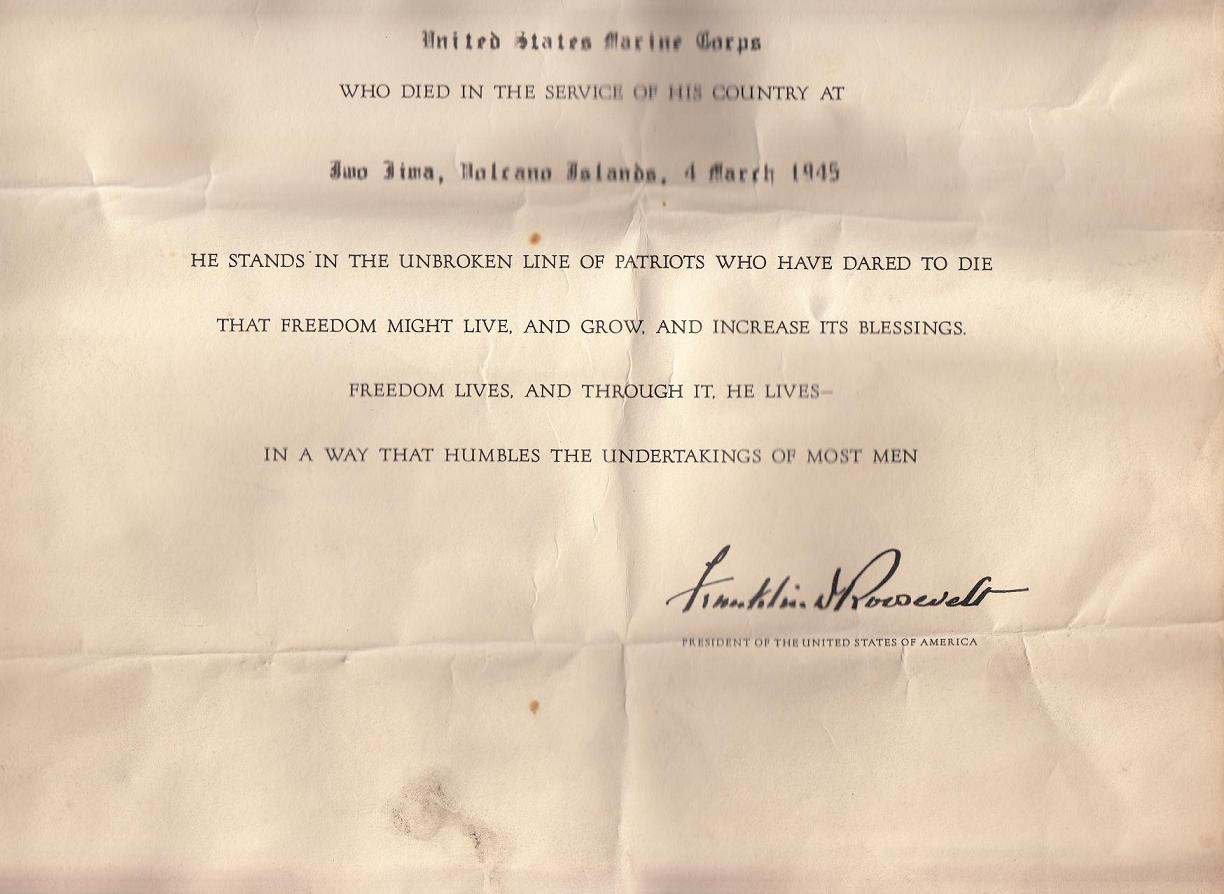 Iwo Jima and the story of 3 lives lost in taking the meat grinder