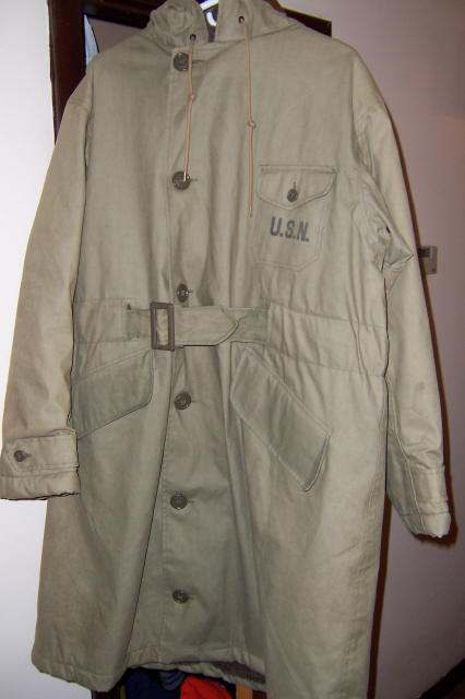 WW2 NAVY ALPACA LINED PARKA HOODED JACKET????? - NAVAL & SEA