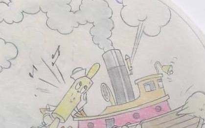original artwork the mail pilot disney for sale original artwork the mail pilot disney for sale