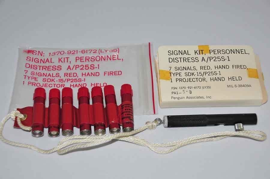 Vietnam survival kit flare gun & more... FIELD & PERSONAL GEAR