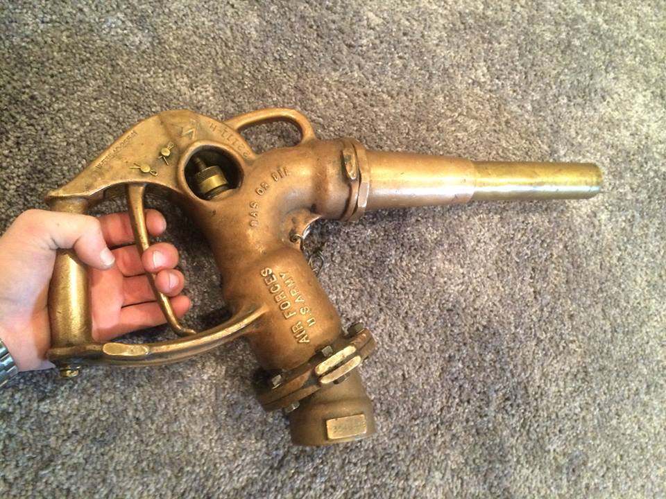 WWII U.S. Army Air Forces Brass Fuel Nozzle? - BASE/BIVOUAC/CAMP