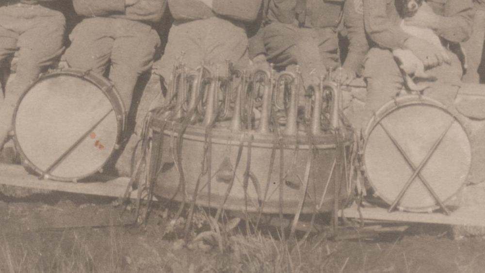1st Infantry Bugle corps 1912 Schofield Barracks, T.H. 002.jpg