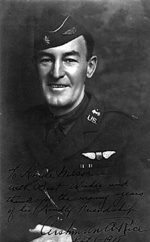 Colonel Cushman A. Rice A Mythic Legend and his WWI Eisenstadt observer wing WING BADGES U