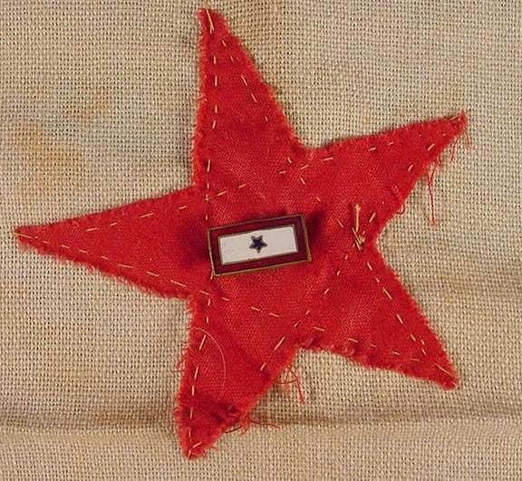 What is the meaning of a Red Star on a Son in Service Flag? HOMEFRONT