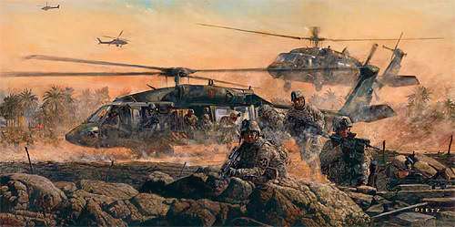 american military artwork