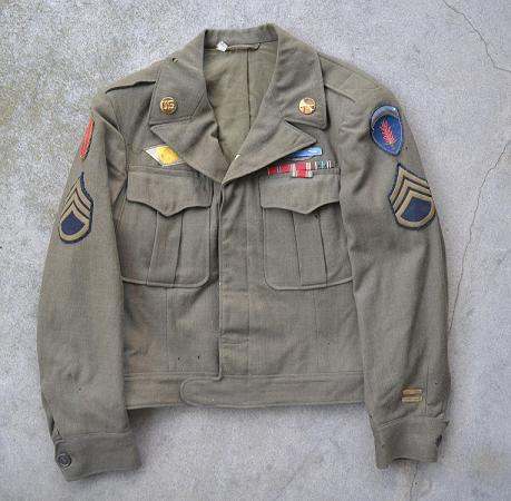 Named Bullion 63rd ID/SHAEF Ike Jacket - UNIFORMS - U.S. Militaria Forum
