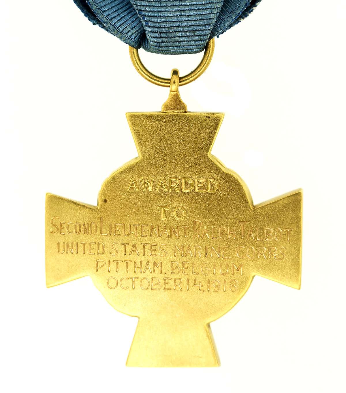 The first Marine Corps Aviator Medal of Honor WW1 MEDALS
