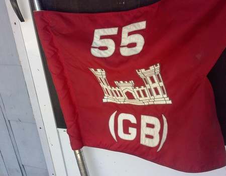 Engineers Unit Guidon Flag with engraved rings on pole? - BASE/BIVOUAC ...