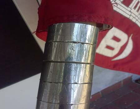 Engineers Unit Guidon Flag with engraved rings on pole? - BASE/BIVOUAC ...