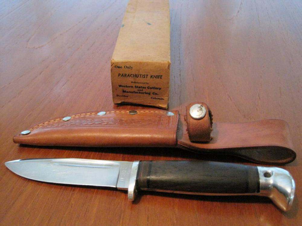 USMC Parachutists Western w31 Knife w/ original box EDGED WEAPONS U.S. Militaria Forum