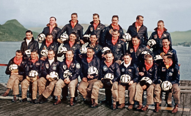 VA-175 Squadron, Devil's Diplomats, USS WASP 1953-1954 World Cruise