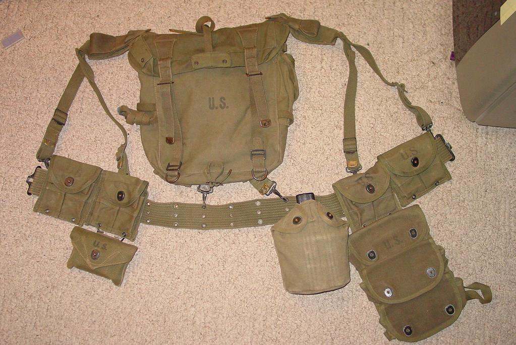 Korean War M1945 combat rig.. - FIELD & PERSONAL GEAR SECTION - U.S ...
