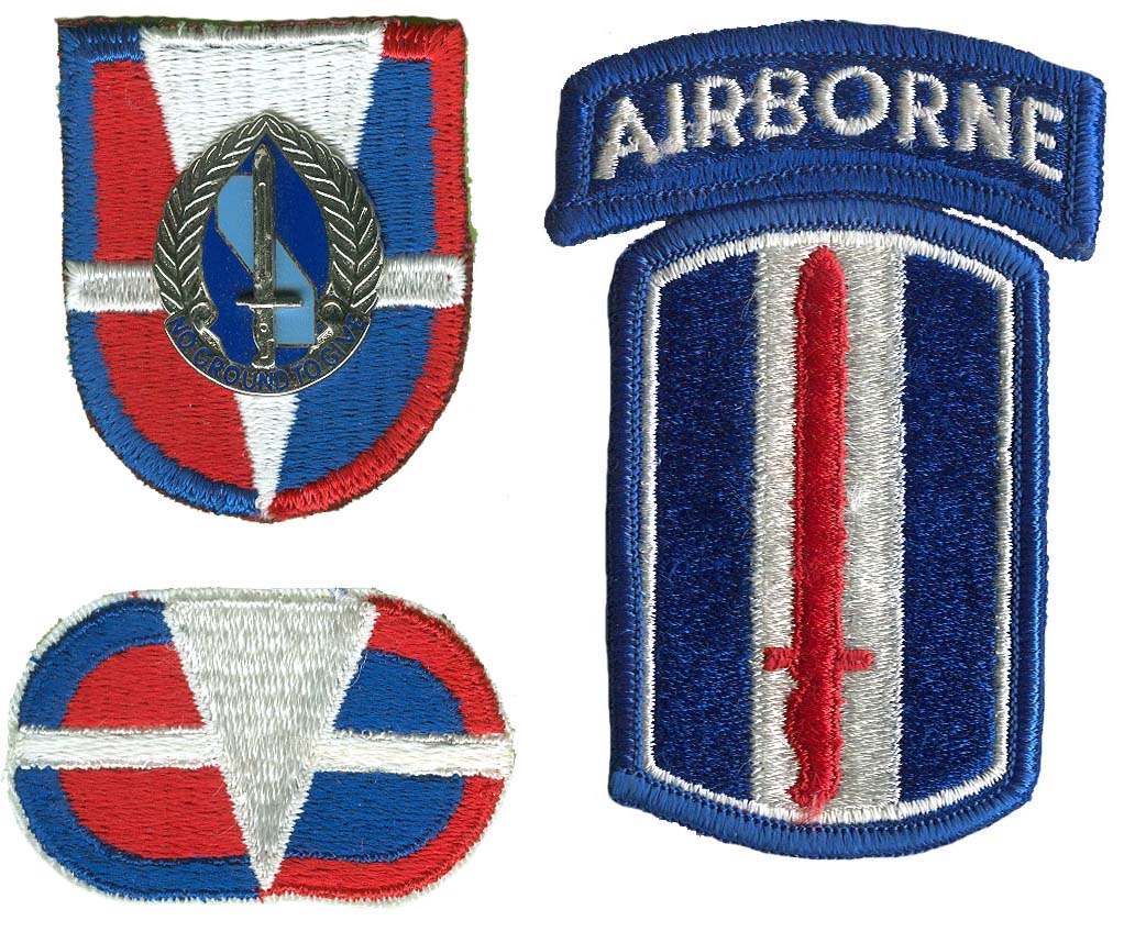 USA 23rd Engineer Bn Airborne para oval patch B 
