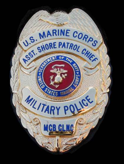 Marine Corps badge collection MP, Provost, Security - BADGES