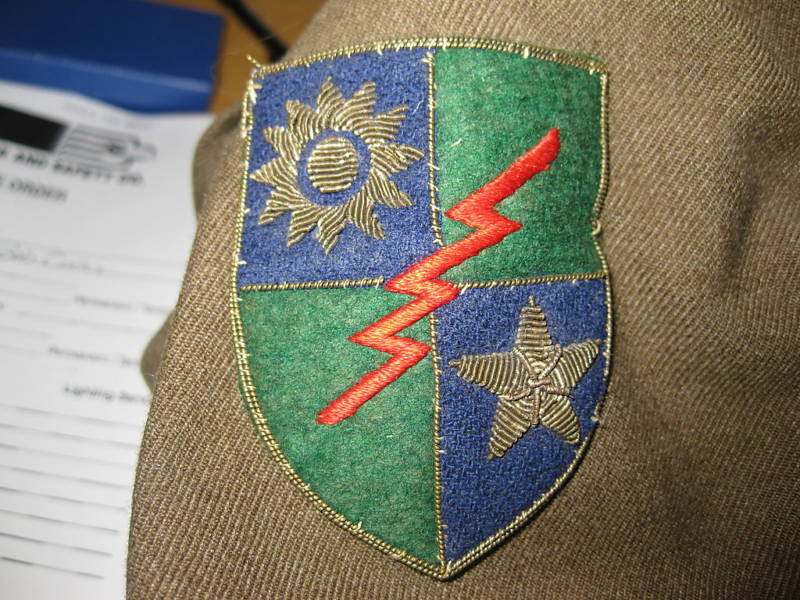 Merrill's Marauder's Uniform and Bullion Patches - ARMY AND USAAF - U.S ...