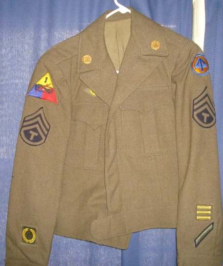 1st armored/44th infantry division Ike - UNIFORMS - U.S.