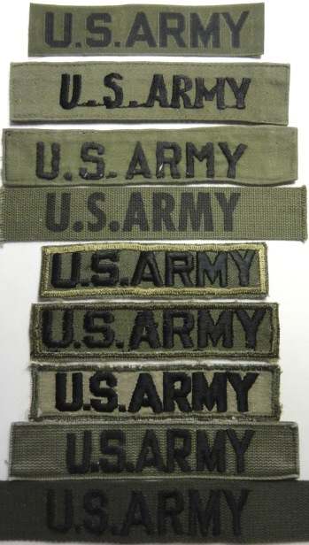 Vietnam Era Name Tapes - ARMY AND USAAF - U.S. Militaria Forum
