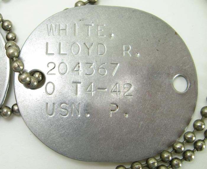 Navy dog tags best sale 2018