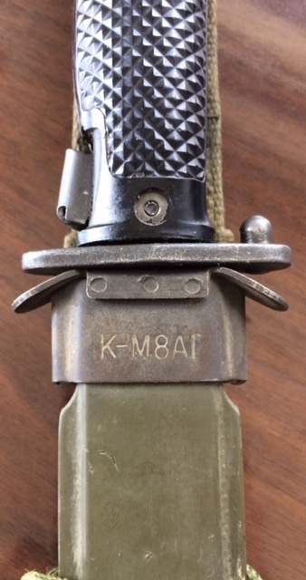 Imperial M5A1 in a Korean M8A1 scabbard - EDGED WEAPONS