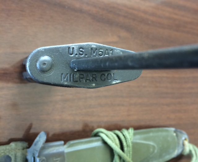 Imperial M5A1 in a Korean M8A1 scabbard - EDGED WEAPONS
