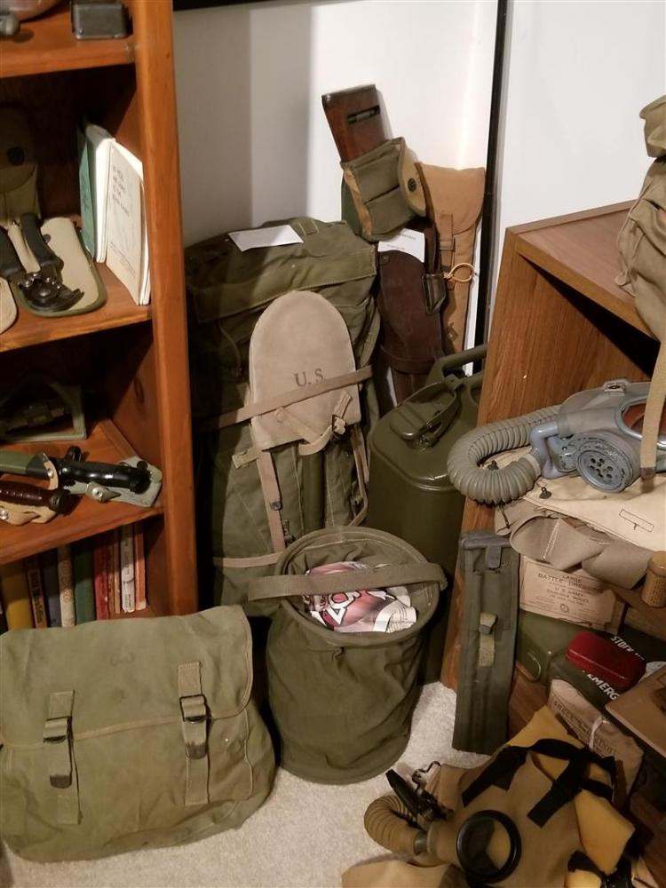 US Army Field Gear CollectionSpan Am War/WW1/WWII/Korean War FIELD