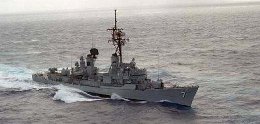 USS Henry B. Wilson (DDG-7) Battle Ensign and Operation Sea Dragon