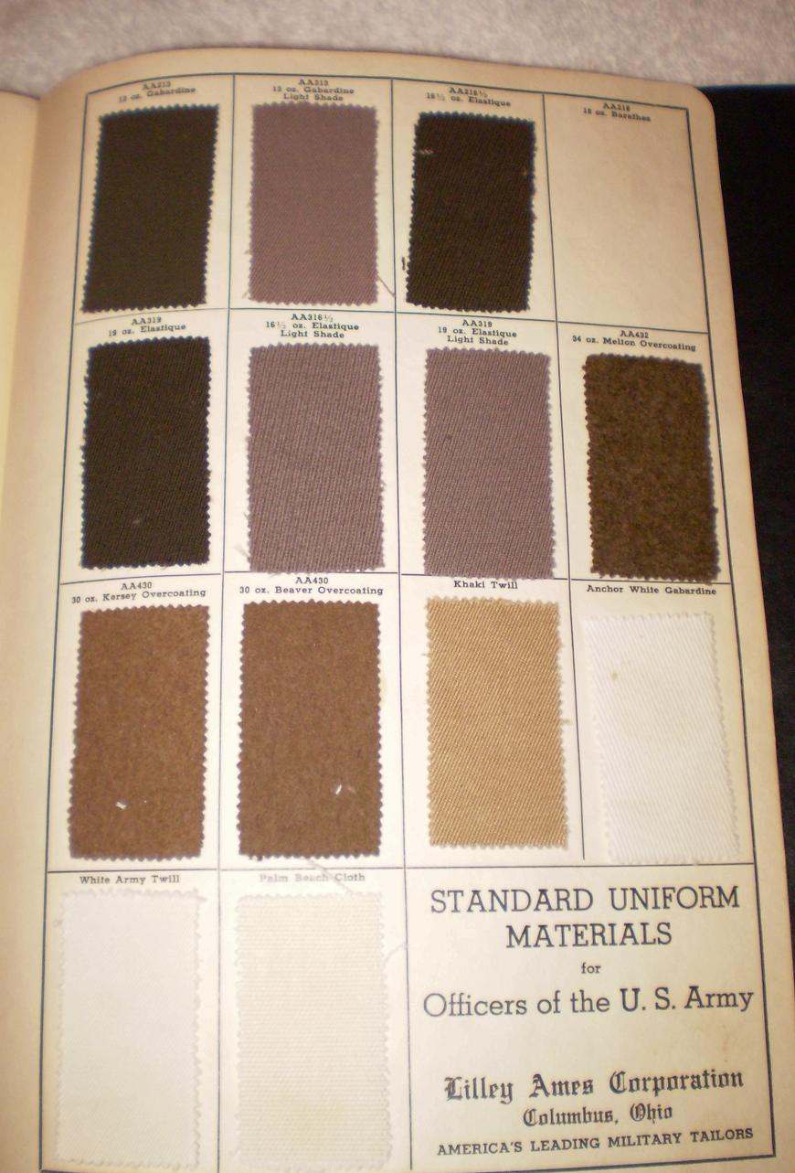 Lilley Ames military tailors, uniform and insignia catalog, 1942