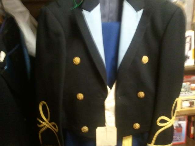 army blue mess dress Coupe Dot Holt Dress Shirt with Spread Collar main image 1