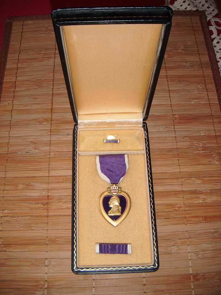 Engraving of a Vietnam War Purple Heart MEDALS & DECORATIONS U.S