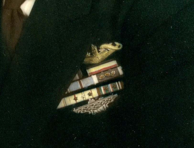 Unusual WWII submariner ribbon rack- opinions wanted! - MEDALS ...