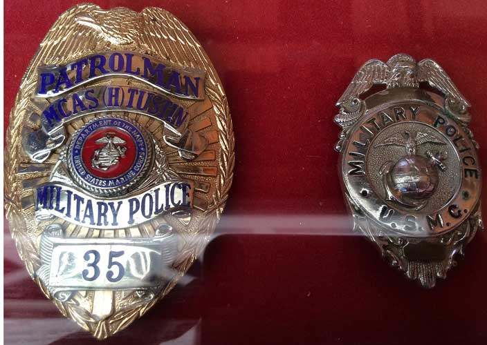 Marine Corps badge collection MP, Provost, Security - BADGES